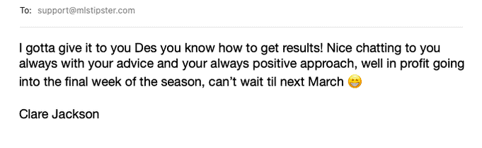 MLS Tipster testimonial desktop 1