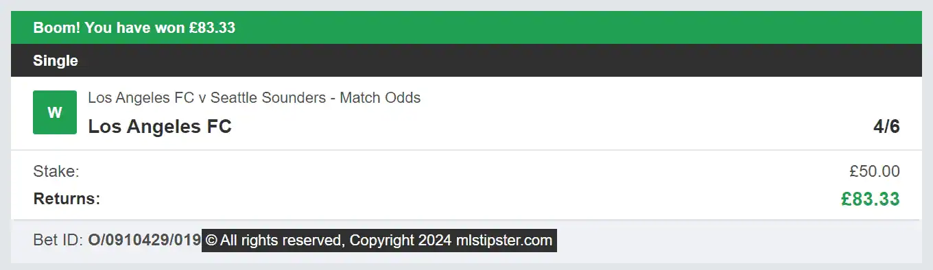 MLS Tipster - Winner 2 - 2024-02-24