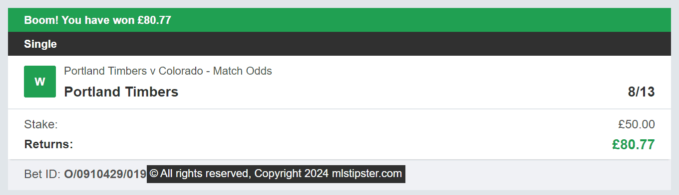 MLS Tipster - Winner 5 - 2024-02-25